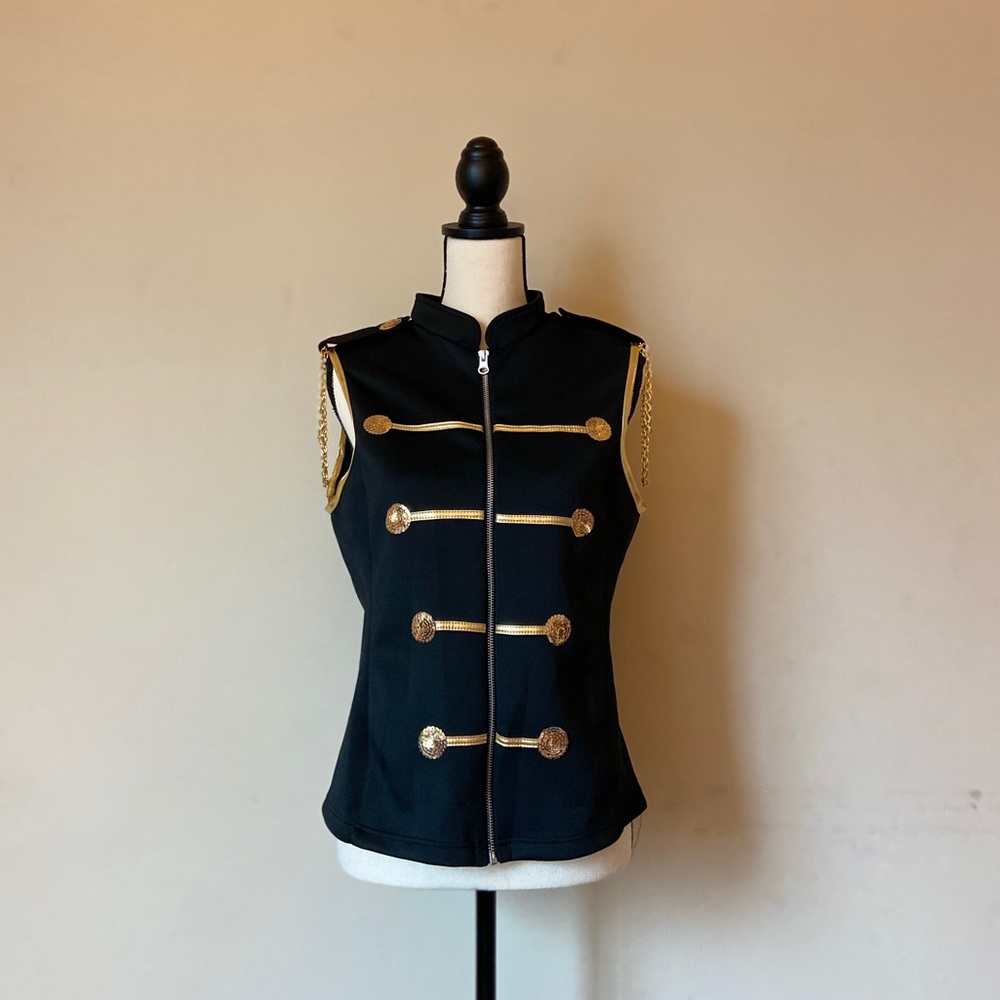 Weissman Black and Gold Dance Costume